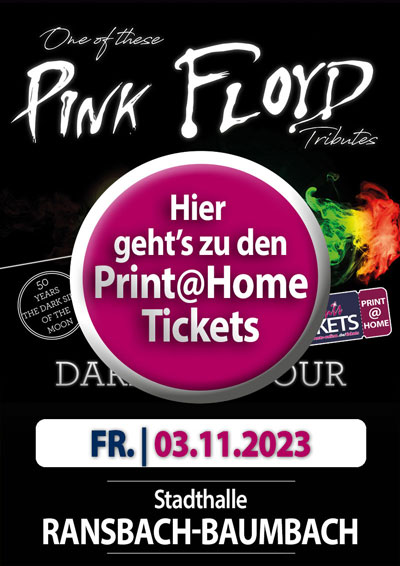 Print@Home-Tickets für One of These Pink Floyd Tributes